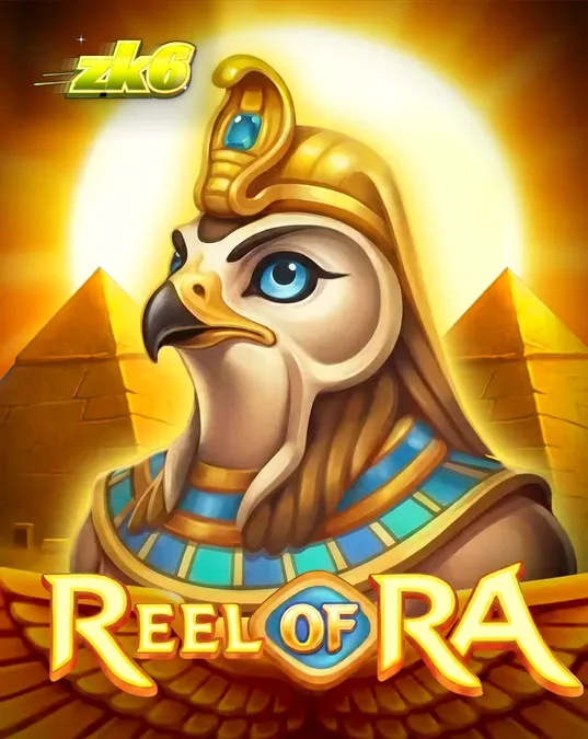 Tampilan visual slot Reel of Ra dengan tema Mesir Kuno yang megah